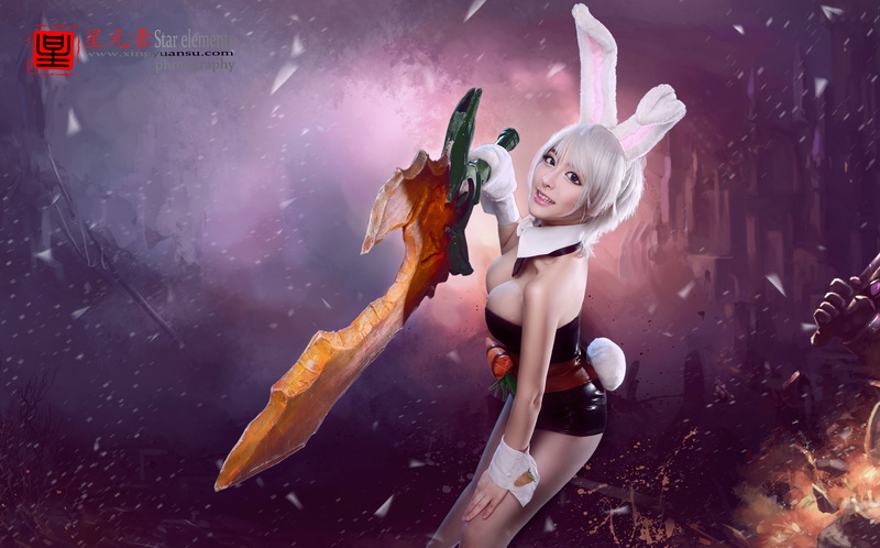 這波兔女郎真不虧！銳雯身材簡直爆炸