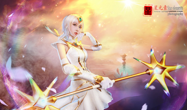 LOL英雄聯盟大元素使拉克絲cosplay正片欣賞