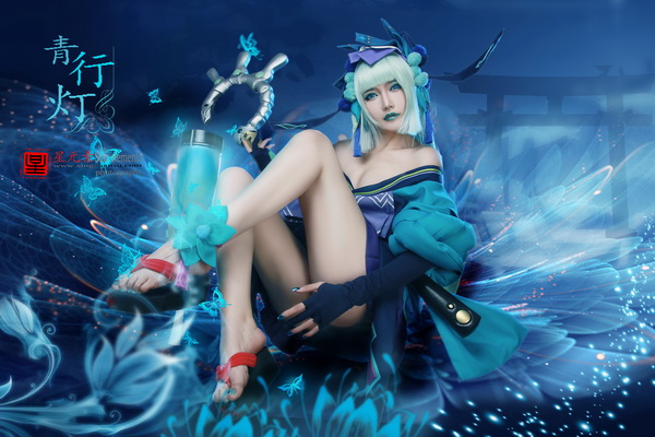 敲可愛敲傲嬌的孫尚香薔薇戀人cosplay正片
